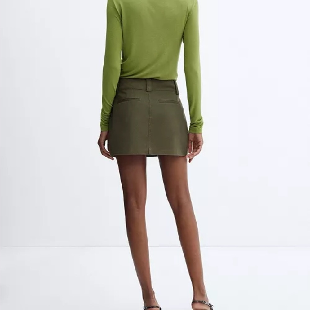 MANGO Women's Pleated Miniskirt NWT - Picture 2 of 9